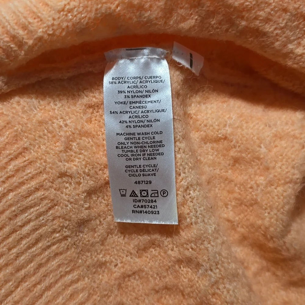 Loft Peach Color Tunic Sweater - Picture 6 of 7